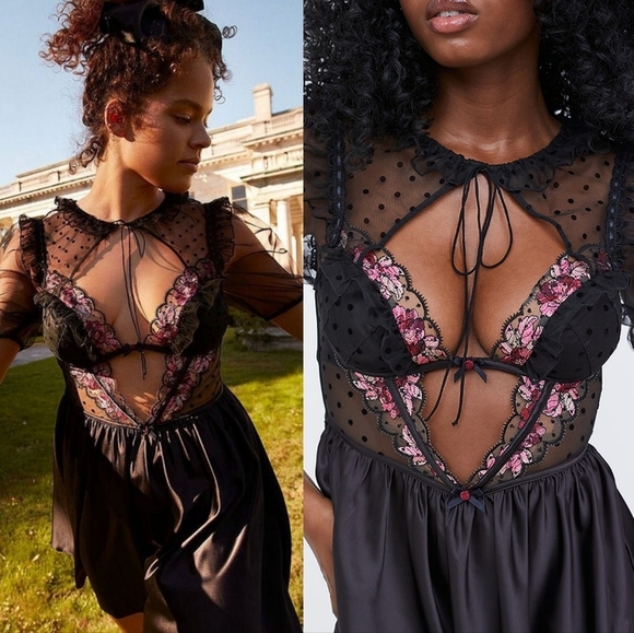 For Love and Lemons Juliet Puff Sleeve Dress - Picture 1 of 16